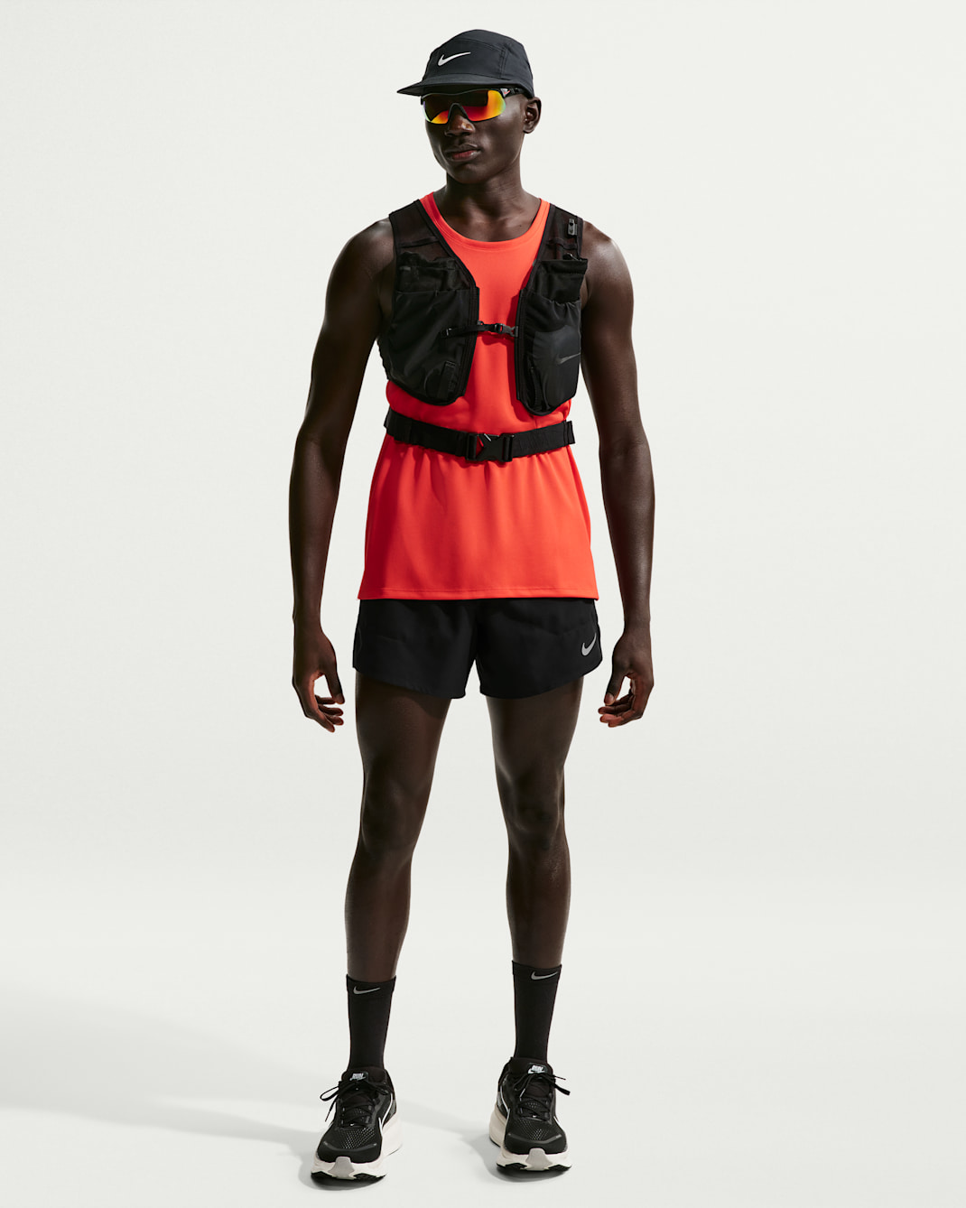 Nike Stride Men's Dri-FIT 12.5cm (approx.) 2-in-1 Running Shorts - Black