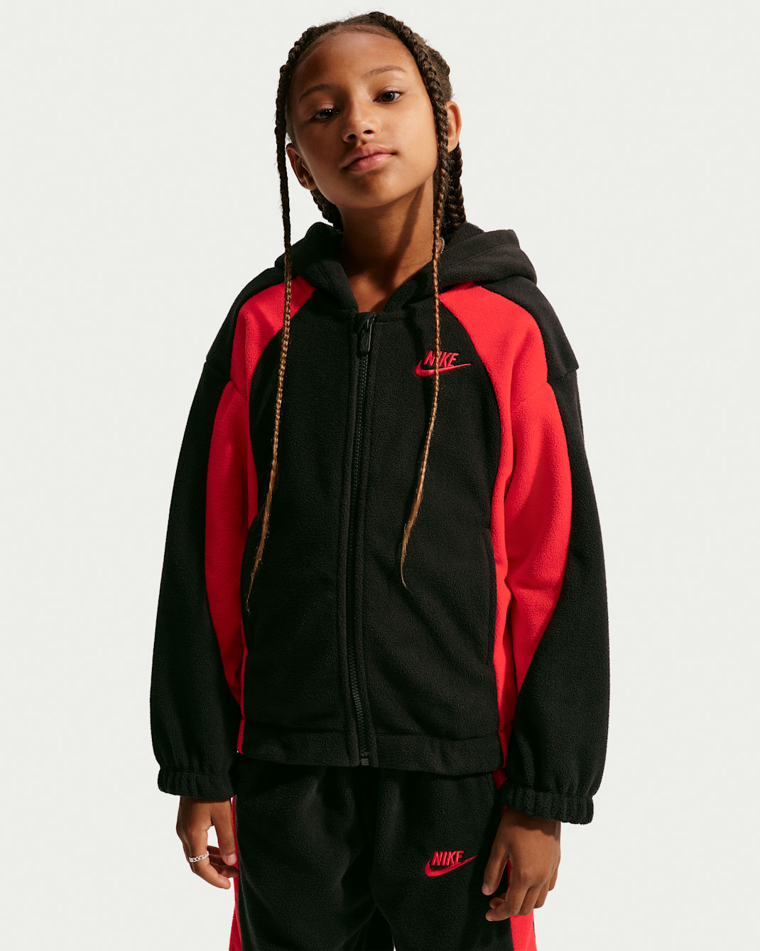 Nike Club Fleece Big Kids' Winterized Full-Zip Hoodie