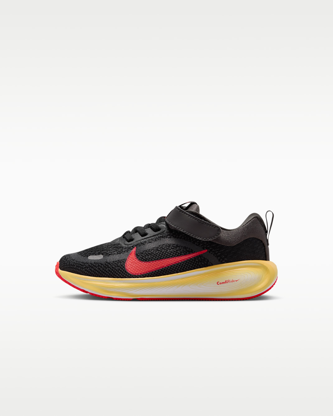 Tenis para niños de preescolar Nike Stellar Ride - Negro/Ceniza medio/Carmesí claro/Carmesí brillante