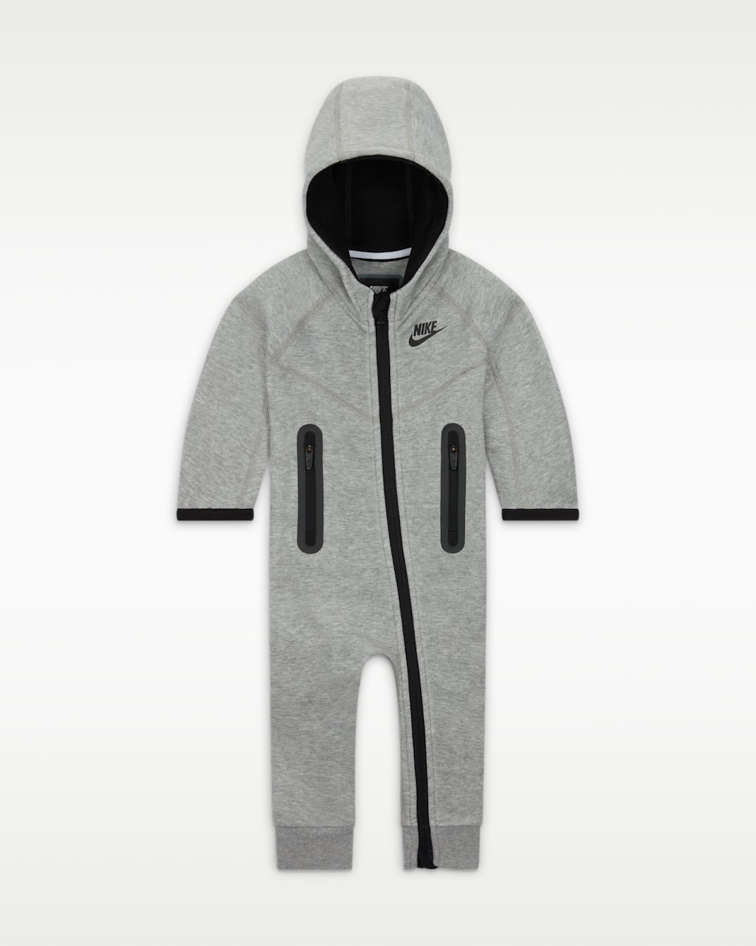 Combinaison Nike Sportswear Tech Fleece Hooded Coverall pour bébé - Dark Grey Heather