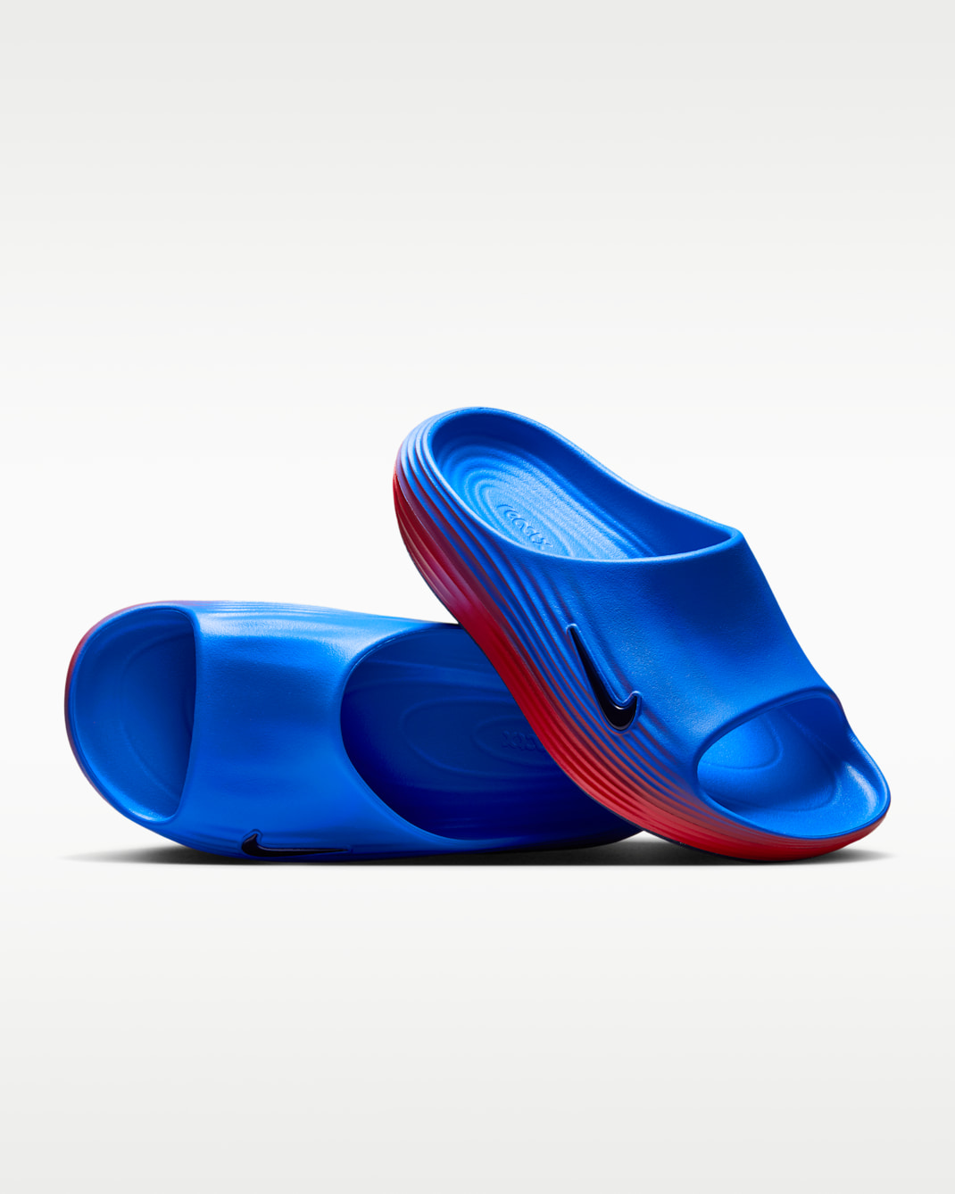 Nike ReactX Rejuven8 Women's Slides - Action Red/Light Photo Blue/Midnight Navy/Midnight Navy