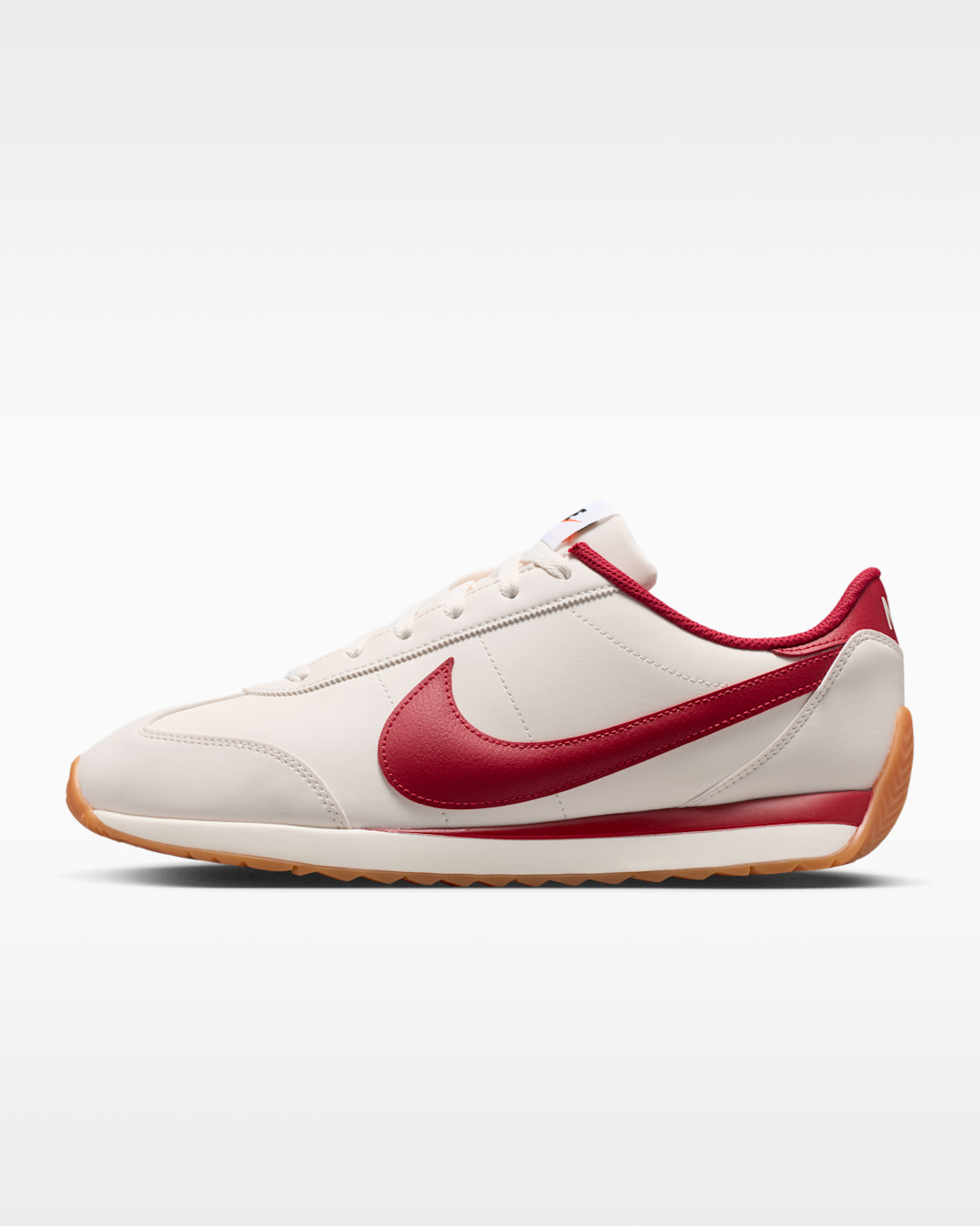 Tenis para hombre Nike Pacific de cuero - Vela/Marrón medio goma/Negro/Rojo duro
