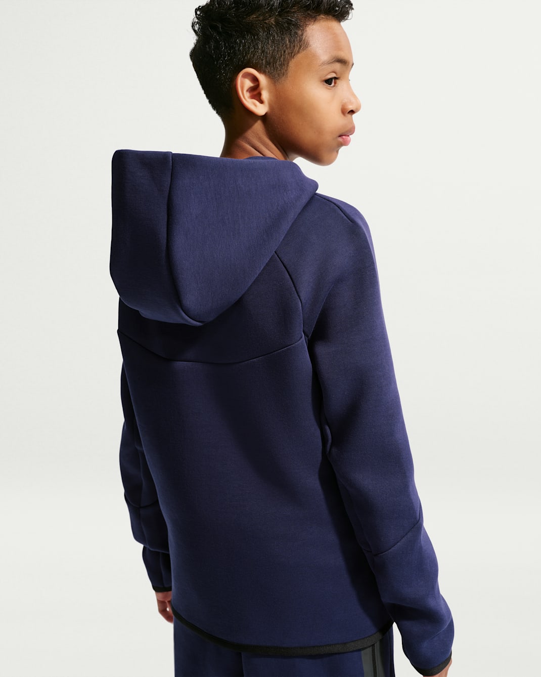 FC Barcelona Tech Fleece Big Kids' (Boys') Nike Soccer Full-Zip Hoodie