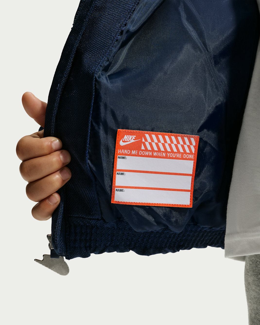 Nike Little Kids' Heathered Twill Puffer Jacket