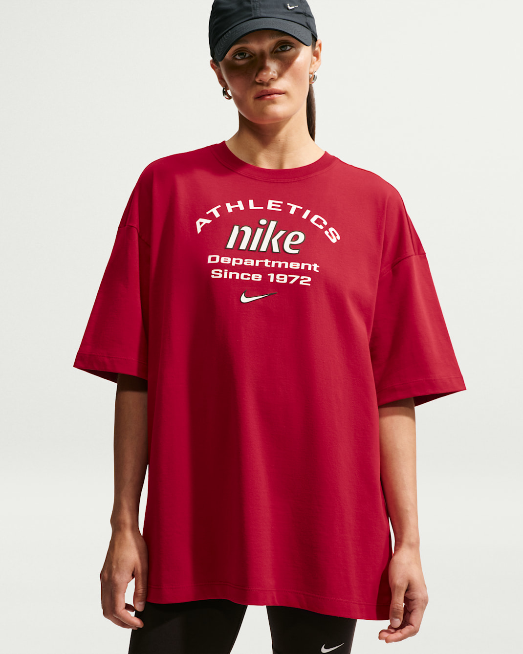 T-shirt oversize Nike Sportswear – Donna - Tough Red