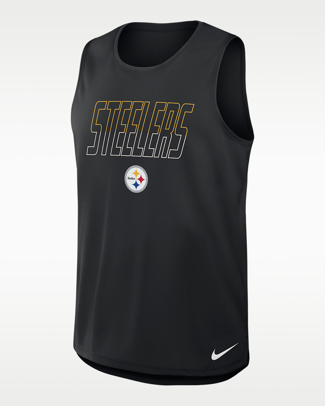 Pittsburgh Steelers Men's Nike Dri-FIT NFL Tank Top - Black