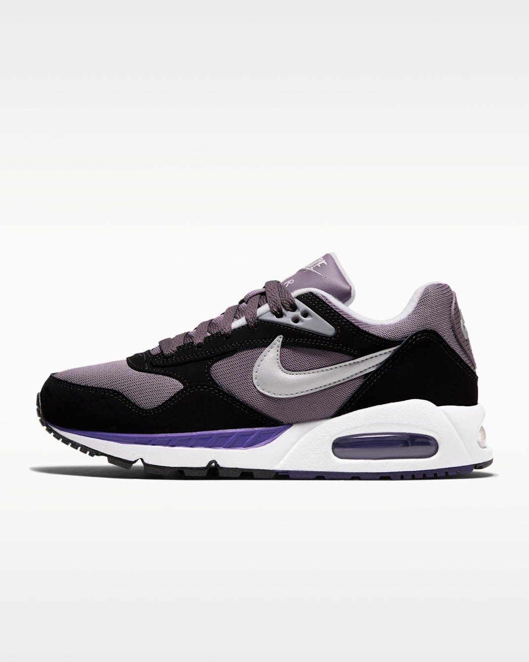Tenis para mujer Nike Air Max Correlate - Ciruela oscuro/Morado cancha/Negro/Plata metalizado