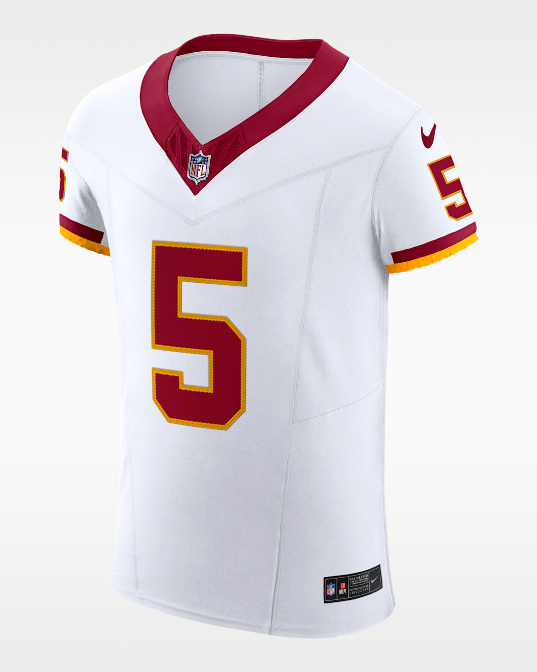 Jayden Daniels Washington Commanders Men's Nike Dri-FIT NFL Elite Jersey - White