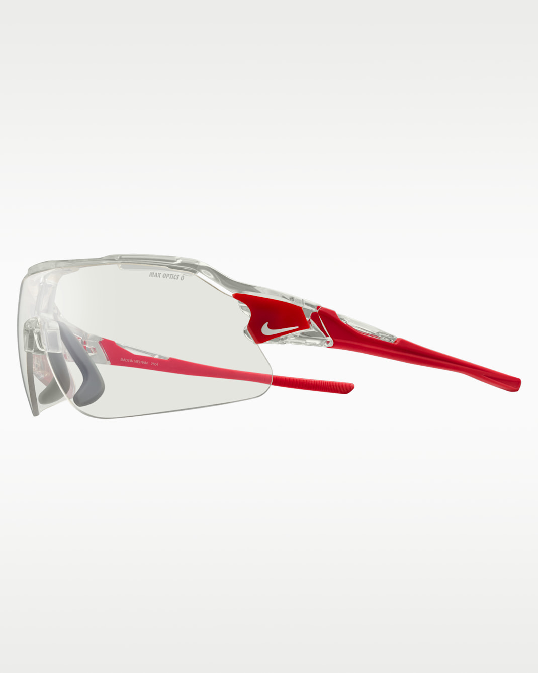 Nike Flyfree Shield “Allisha Gray” Mirrored Sunglasses - Clear/Red