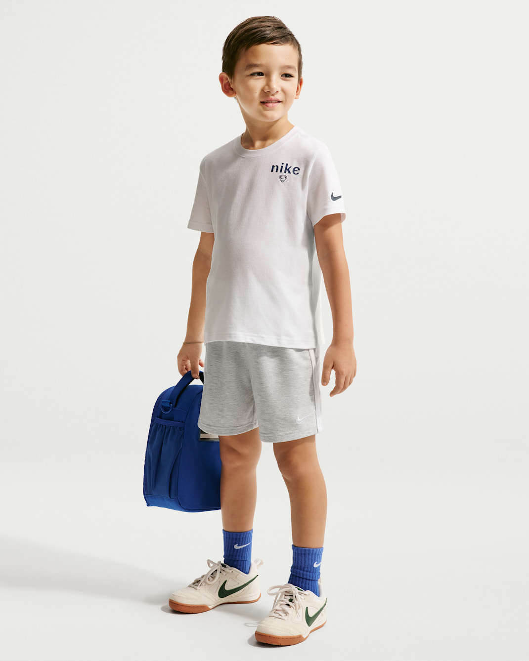 Nike Sportswear Goal Mode Little Kids' French Terry Shorts - Grey Heather