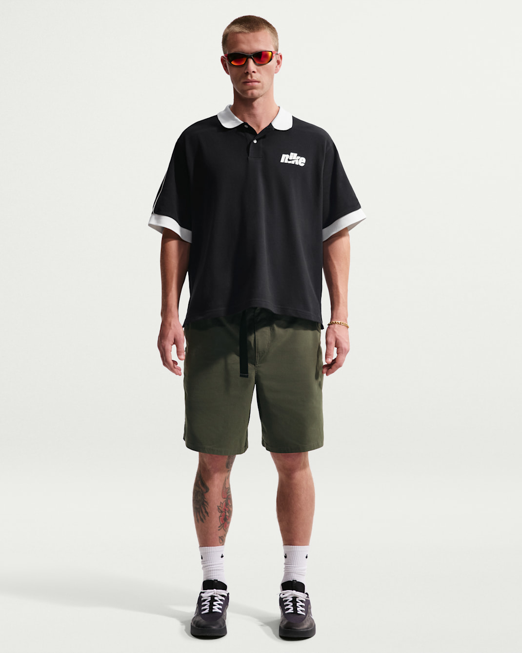 Nike SB Skate Shorts - Cargo Khaki/White