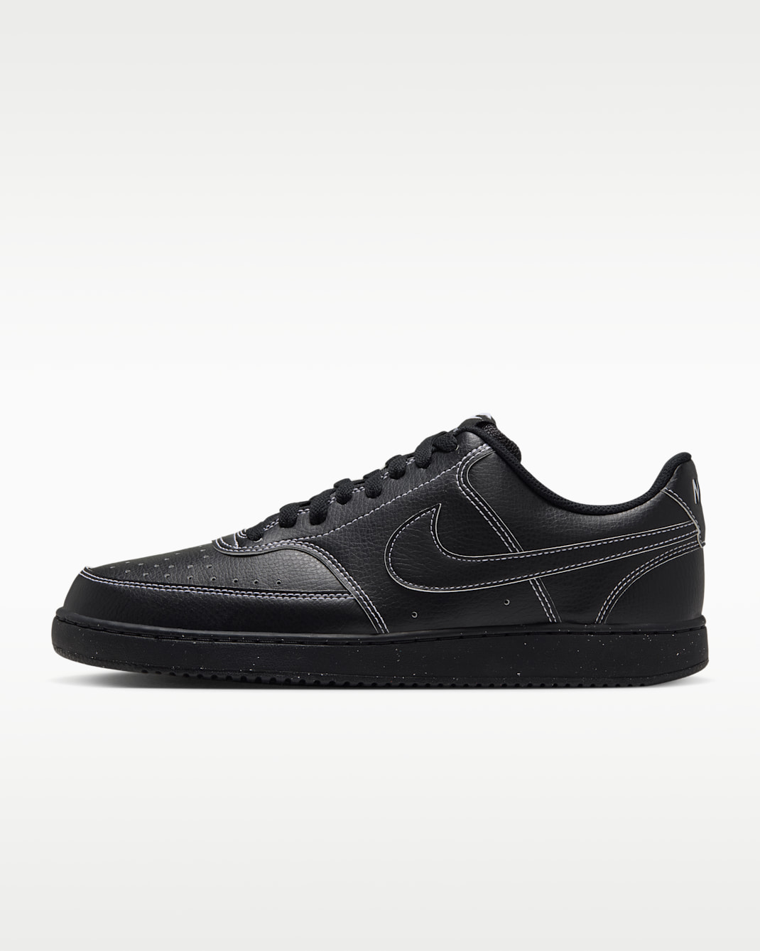 Tenis para hombre Nike Court Vision Low Next Nature - Negro/Blanco/Negro