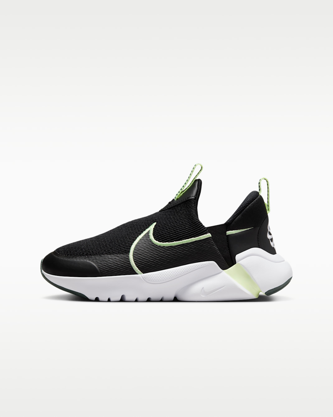 รองเท้าวิ่งเด็กโต Nike Flex Plus 2 - ดำ/Vintage Green/ขาว/Barely Volt