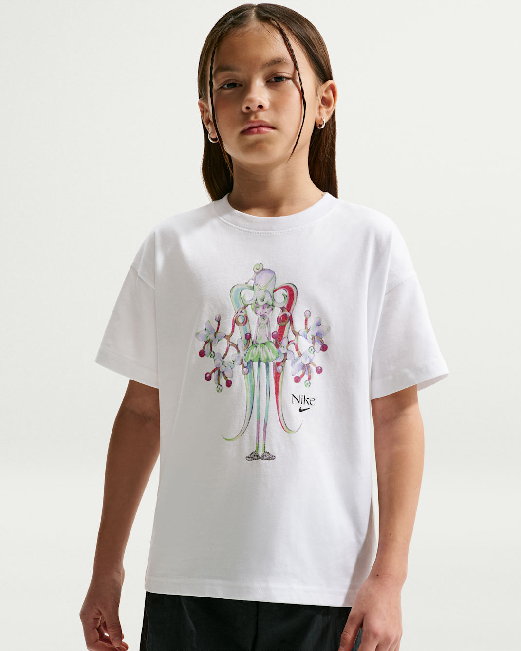 ナイキ スポーツウェア ジュニア(ガールズ)Tシャツ - ホワイト