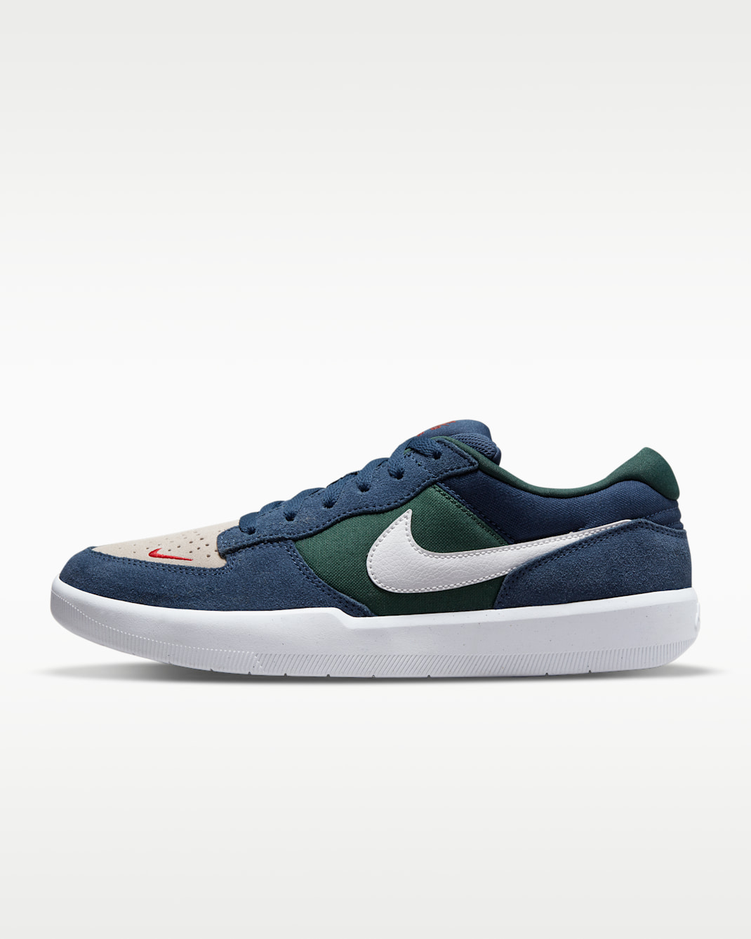 Nike SB Force 58 Skate Shoe - Navy/Noble Green/White/Summit White