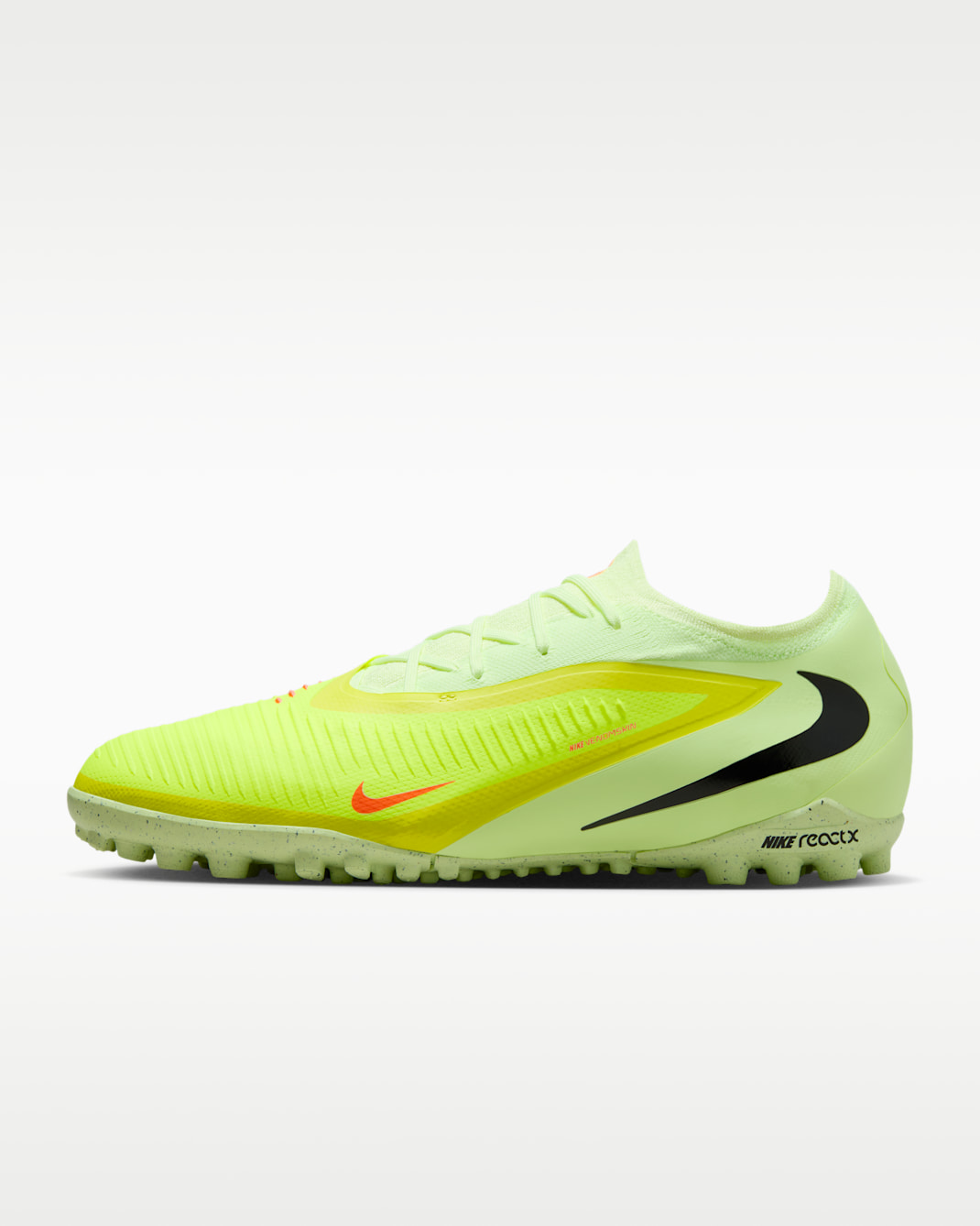 Nike Phantom 6 Low Pro Turf Soccer Shoes - Hyper Crimson/Limelight/Black