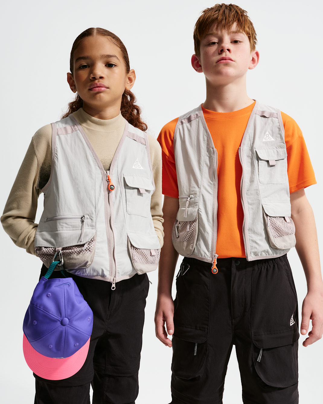 나이키 ACG 주니어 유틸리티 베스트 - 그레이 포그/칼리지 그레이/칼리지 그레이/서밋 화이트