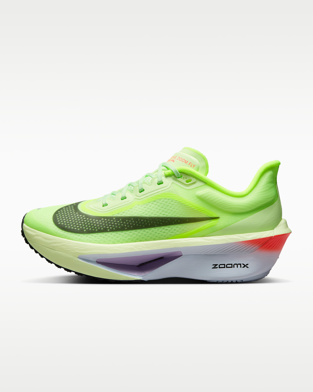 Nike Zoom Fly 6 Women's Road Racing Shoes - Barely Volt/Volt/Blue Tint/Off-Noir