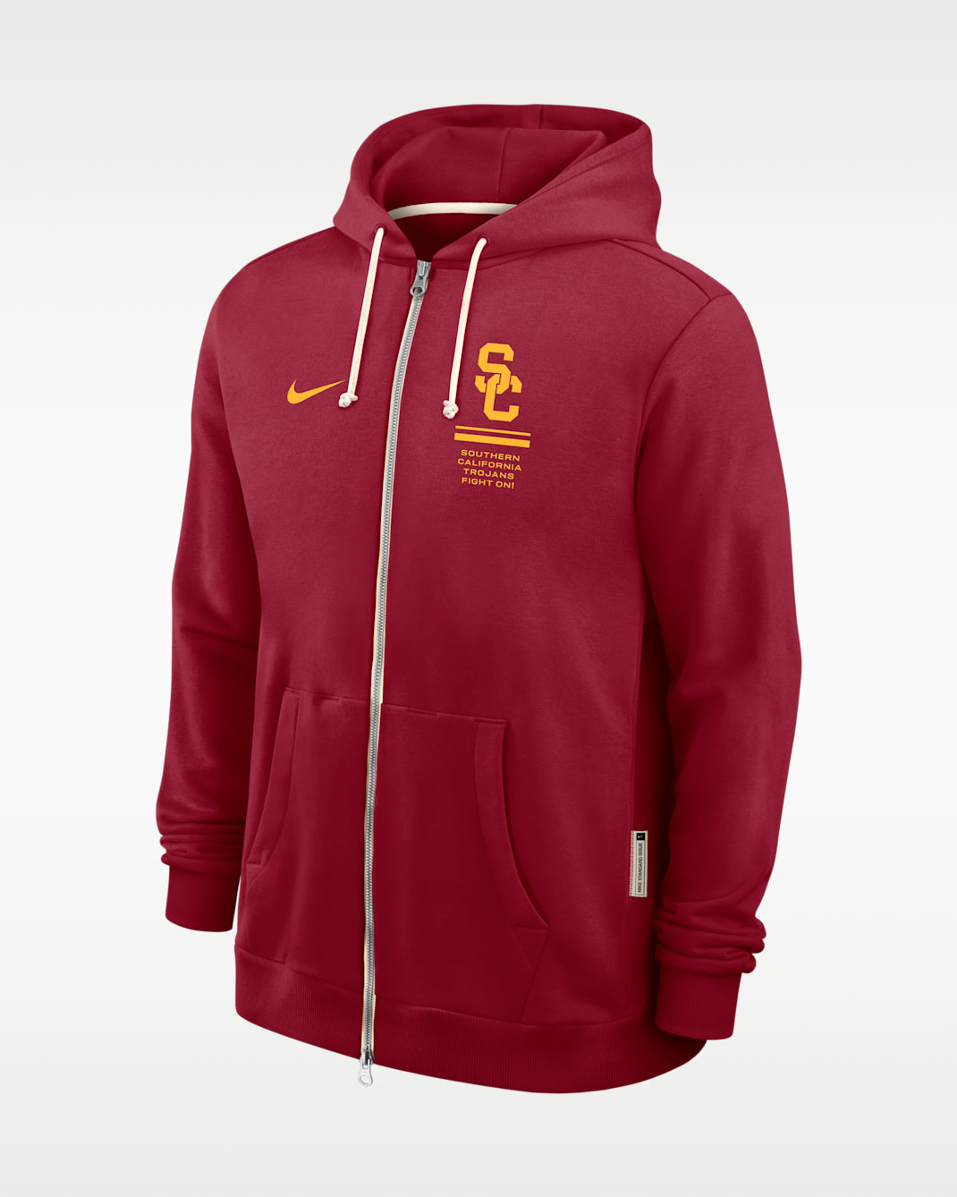 USC Sideline Standard Issue Men's Nike Dri-FIT College Full-Zip Hoodie - Team Crimson