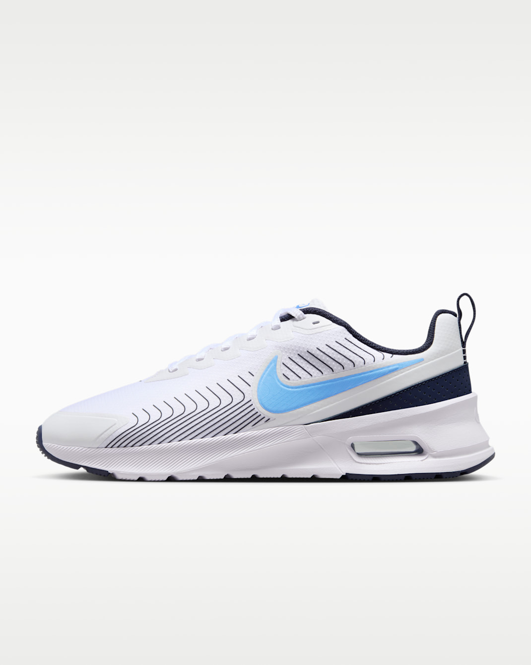 Nike Air Max Nuaxis Men's Shoes - White/Obsidian/Obsidian/University Blue