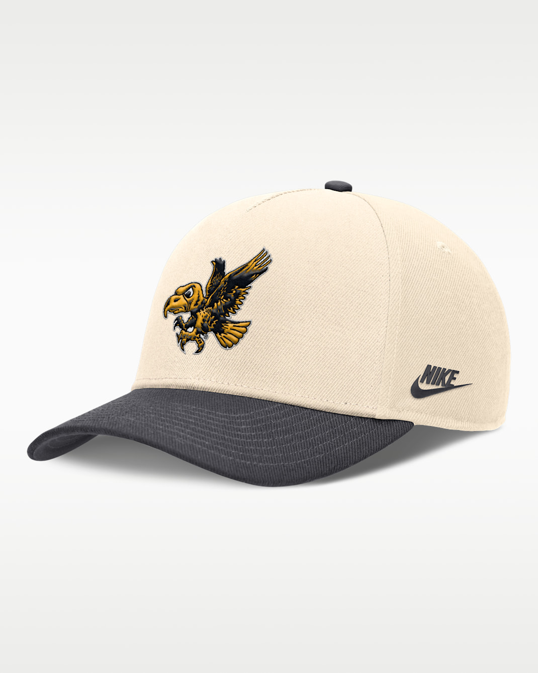 Iowa Primetime Rise Academic Men's Nike Dri-FIT College Adjustable Hat - Natural