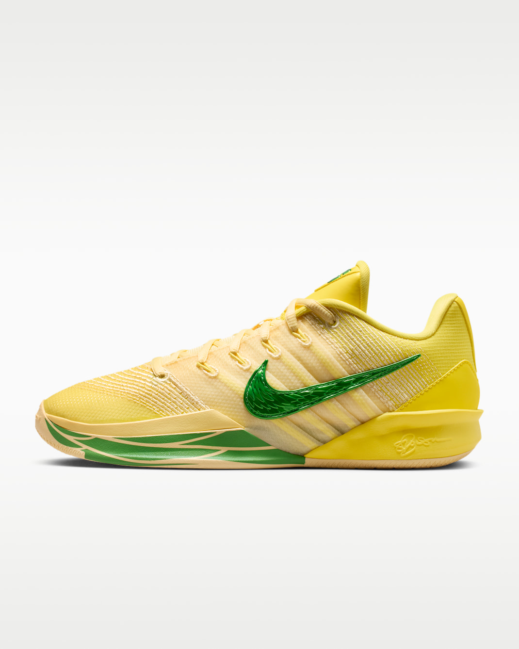 Sabrina 3 "Oregon" EP Basketball Shoes - Yellow Strike/Pale Yellow/Apple Green