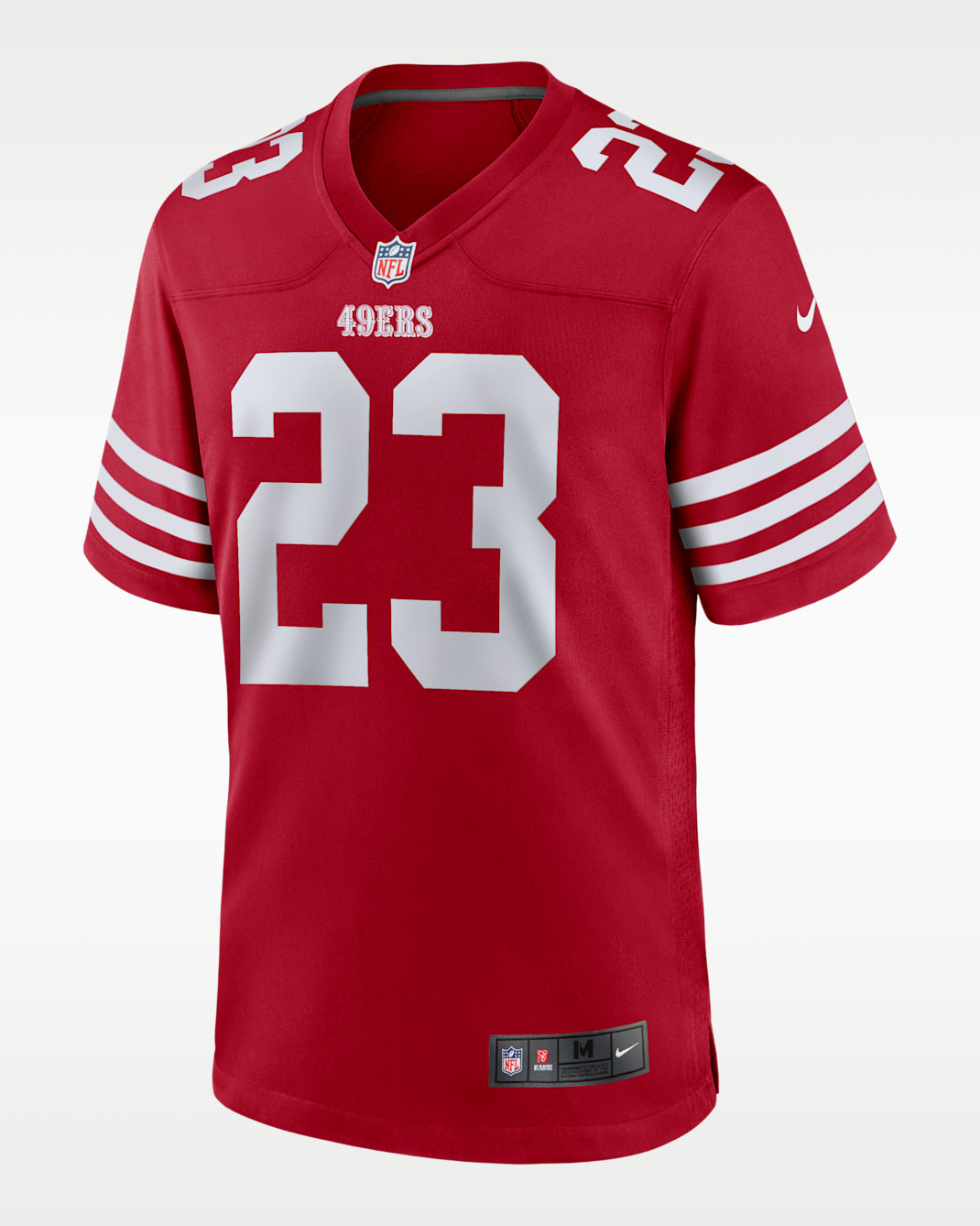 Jersey de fútbol americano para hombre NFL San Francisco 49ers (Christian McCaffrey) - Rojo juego