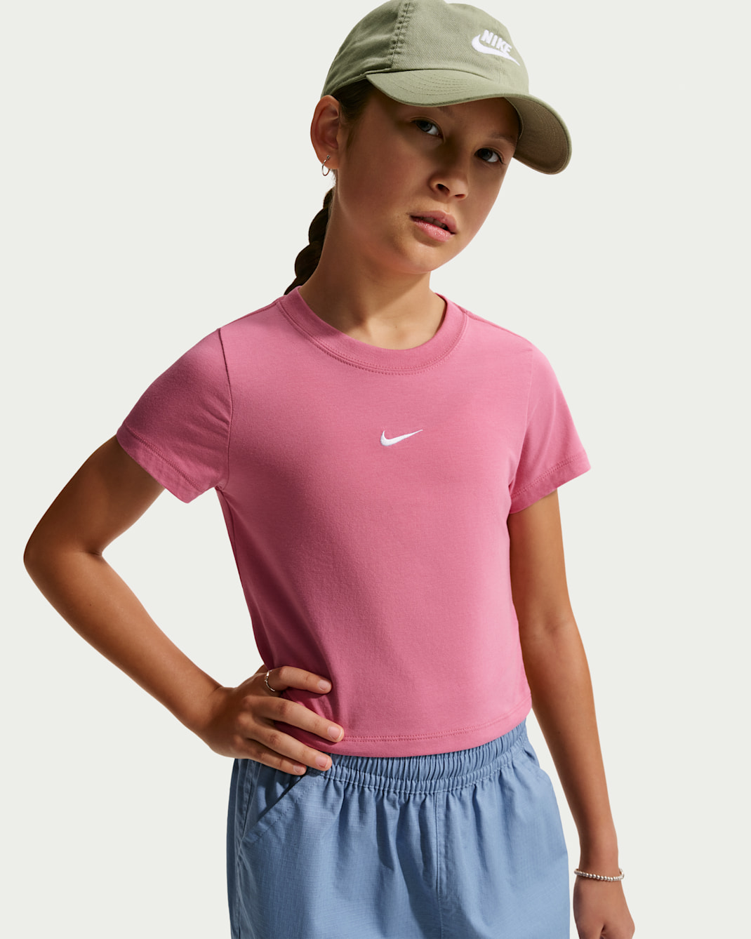 Nike Sportswear Kurz-T-Shirt (Mädchen) - Peony