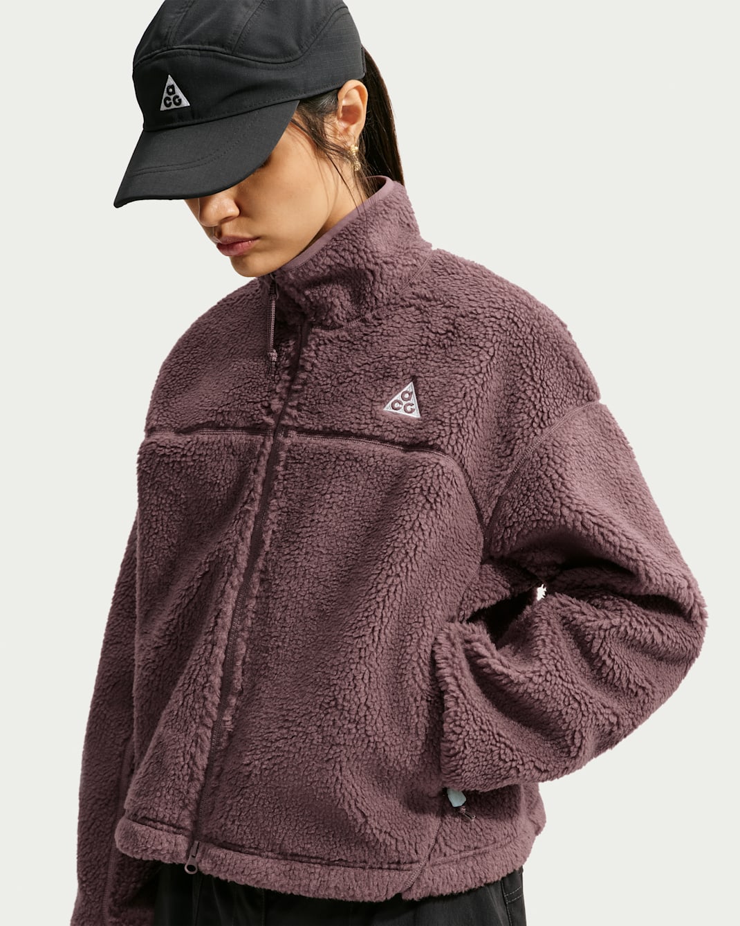 ACG Canwell Glacier Women's Therma-FIT ADV Full-Zip Jacket - Tattoo/Cream II/Summit White