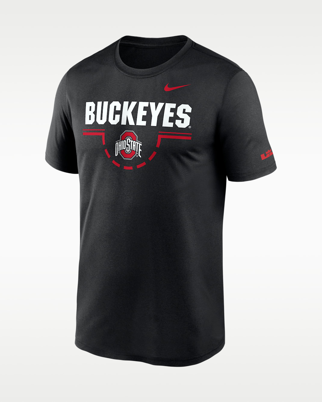 Ohio State Courtside Men's Nike Dri-FIT College T-Shirt - Black
