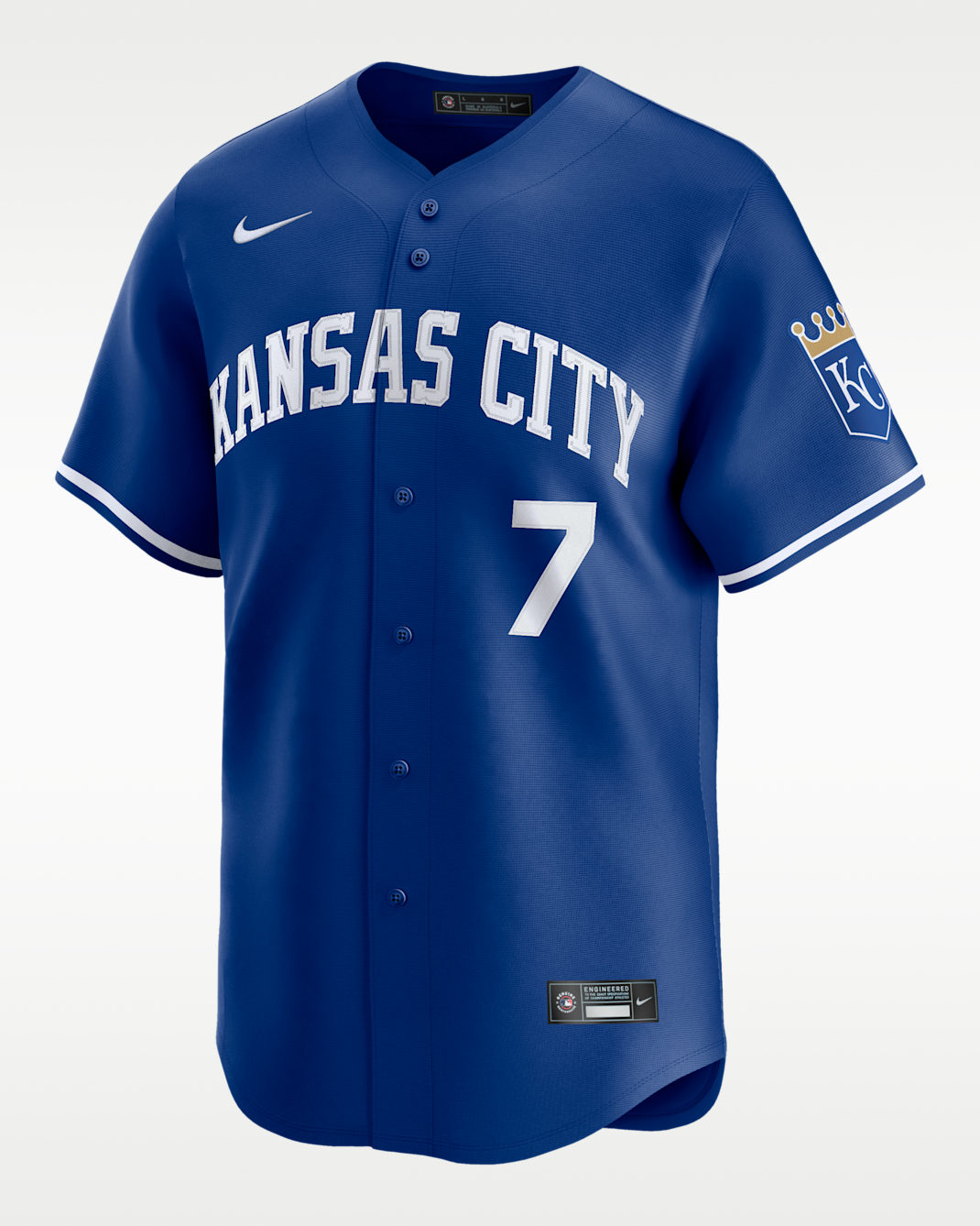 Bobby Witt Jr. Kansas City Royals Men's Nike Dri-FIT ADV MLB Limited Jersey - Royal