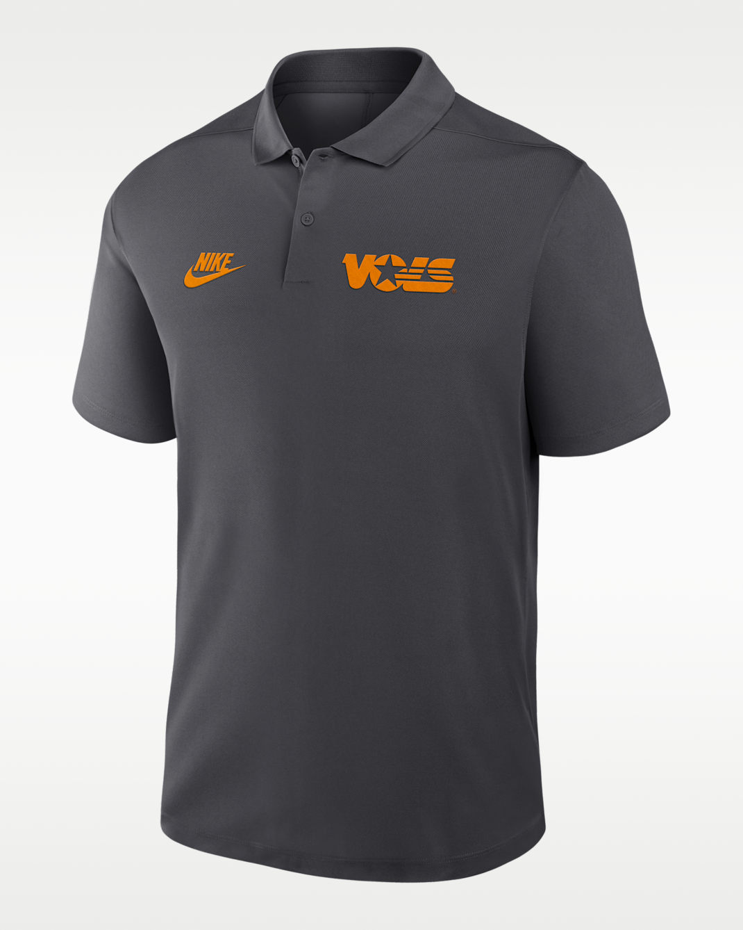 Polo universitario Nike Dri-FIT para hombre Tennessee Primetime Victory Legacy Vault Logo - Antracita