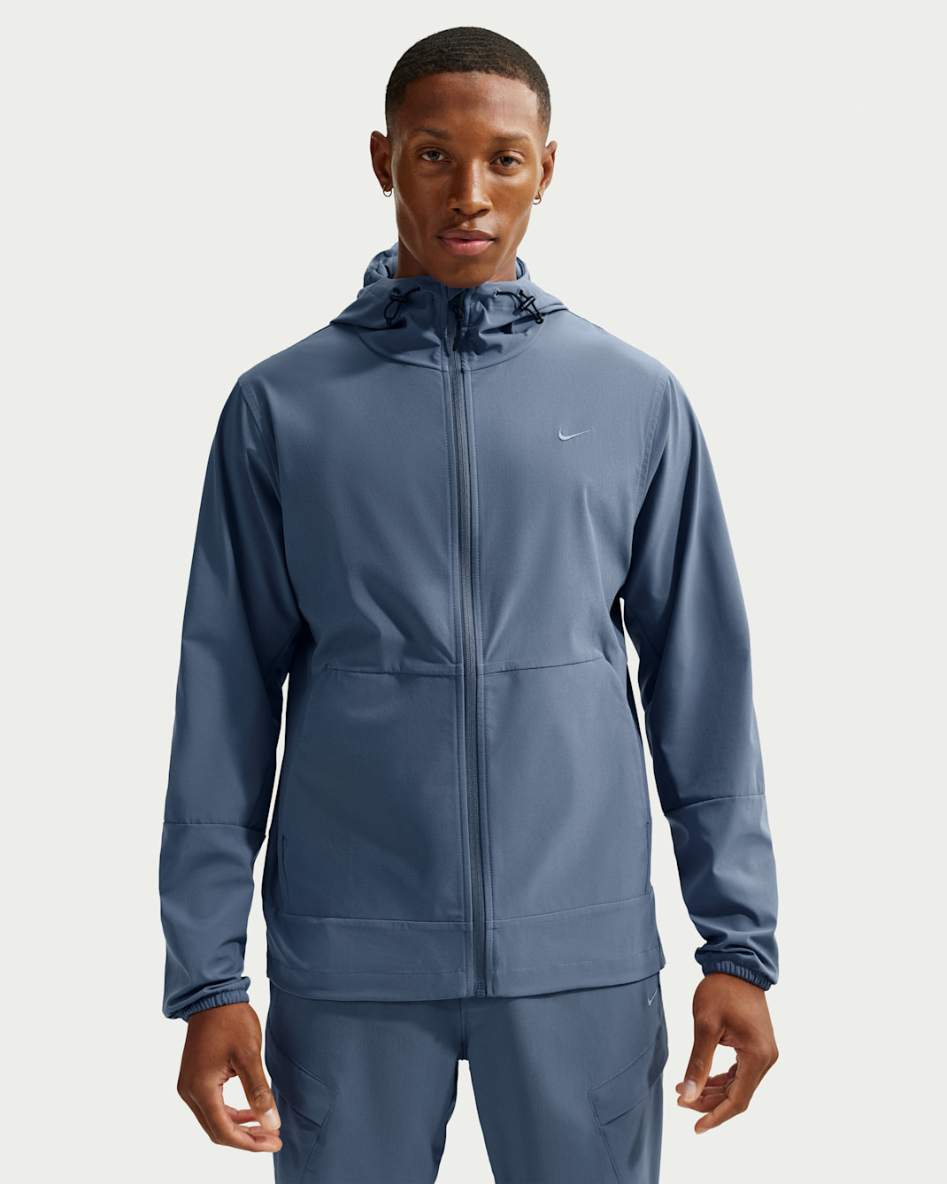 Nike Unlimited Men's Repel Hooded Versatile Jacket - Diffused Blue/Black/Diffused Blue