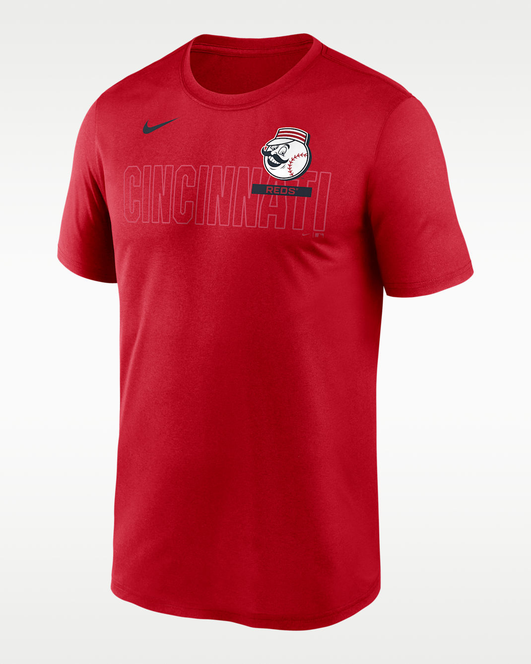 Cincinnati Reds Knockout Team Legend Men's Nike Dri-FIT MLB T-Shirt - Red