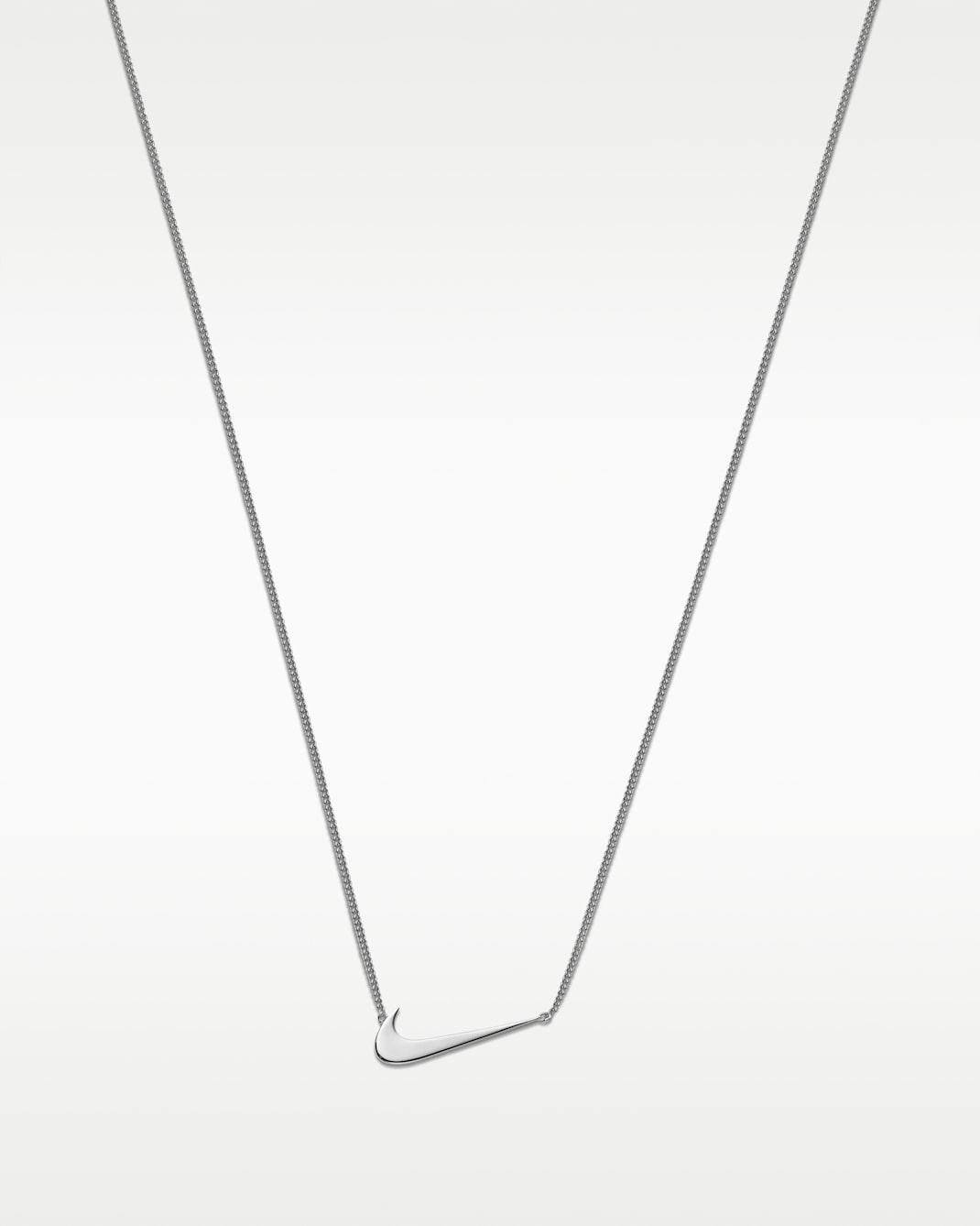 Nike Mini Swoosh Necklace - Silver