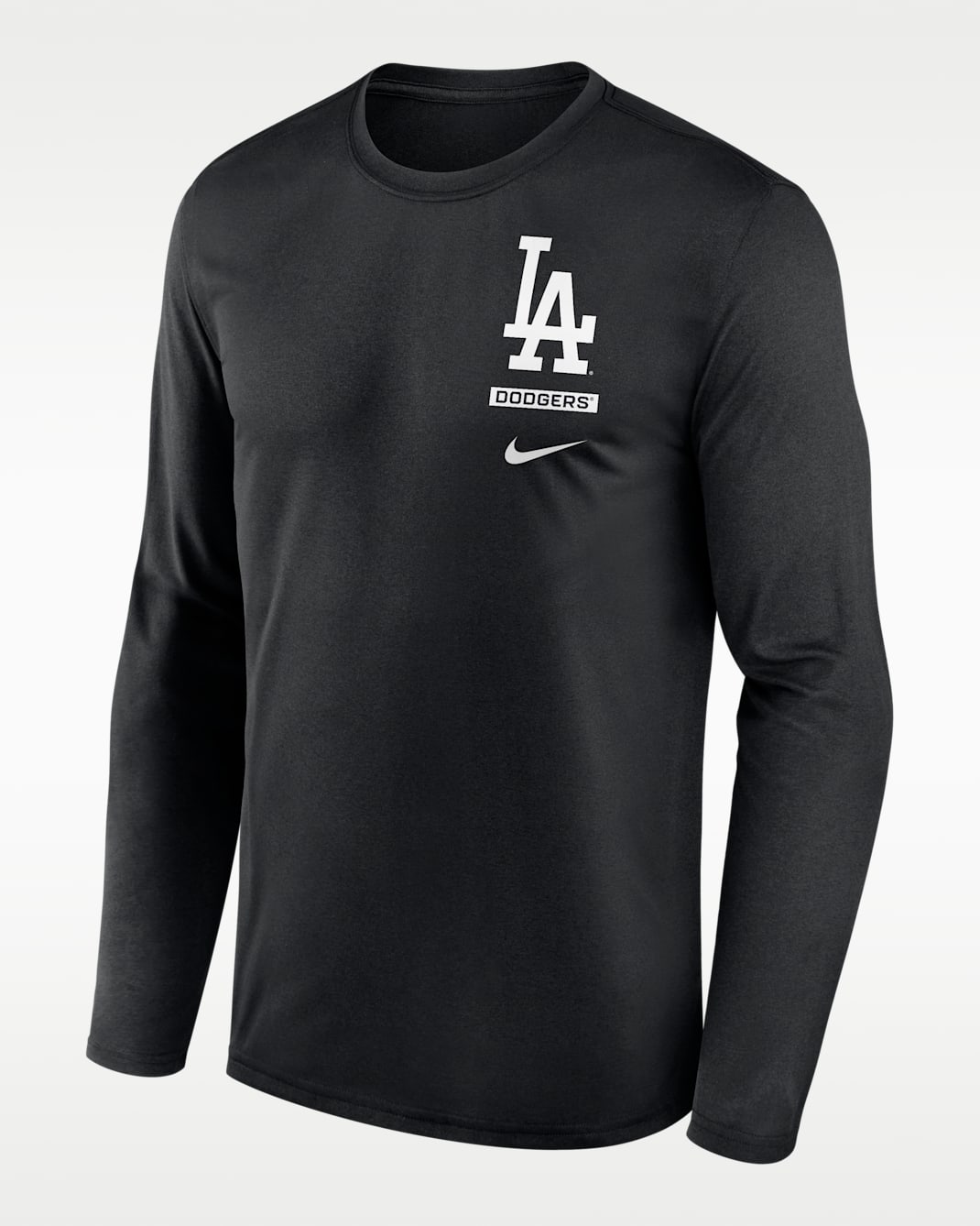Los Angeles Dodgers 2-Hit Legend Men's Nike Dri-FIT MLB Long-Sleeve T-Shirt - Black