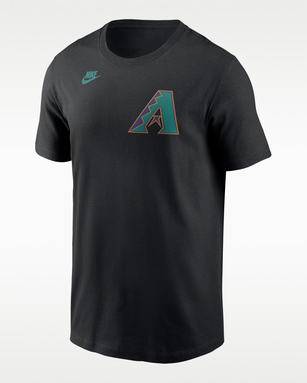 Playera Nike de la MLB para hombre Randy Johnson Arizona Diamondbacks Cooperstown Fuse - Negro