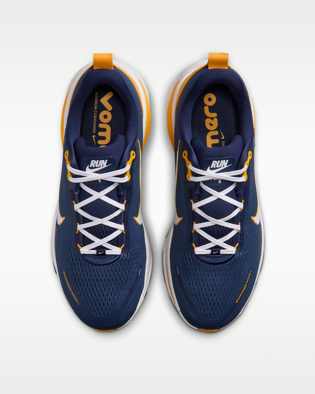 Nike College Vomero 18 (West Virginia) Men's Road Running Shoes