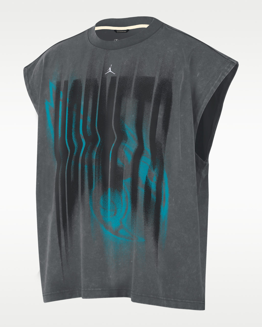 Camiseta de básquetbol sin mangas para hombre Charlotte Hornets Standard Issue - Gris hierro/Blanco