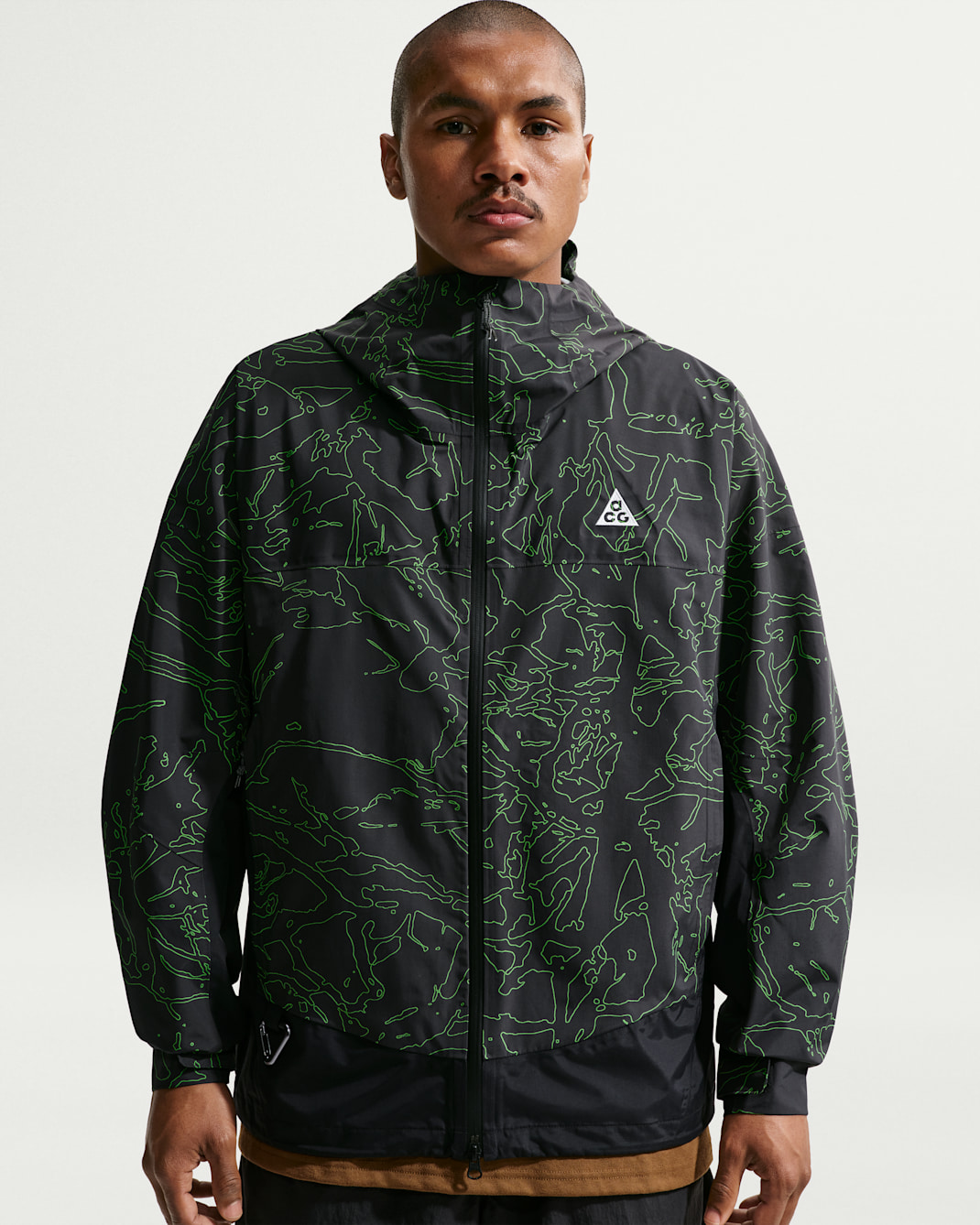 Chamarra para la lluvia Storm-FIT ADV para hombre Nike ACG "Morpho" - Negro/Blanco cumbre