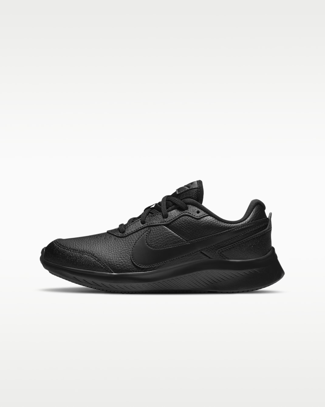 Nike Varsity Older Kids' Road Running Shoes - Black/Black/Black