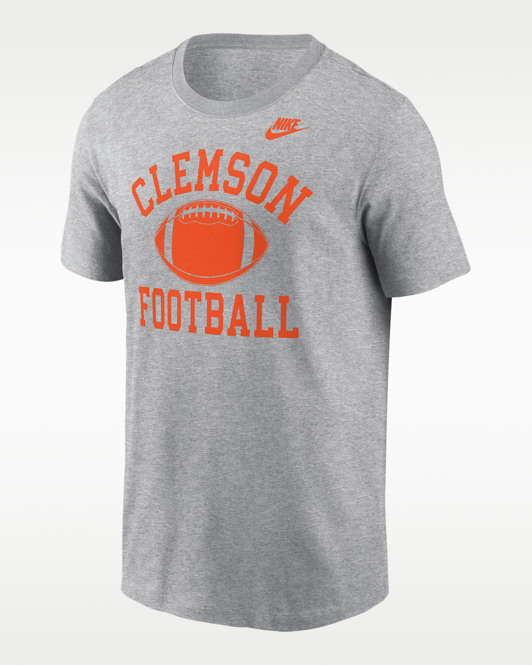 Clemson Legacy Football Icon Men's Nike College T-Shirt - Grey Heather