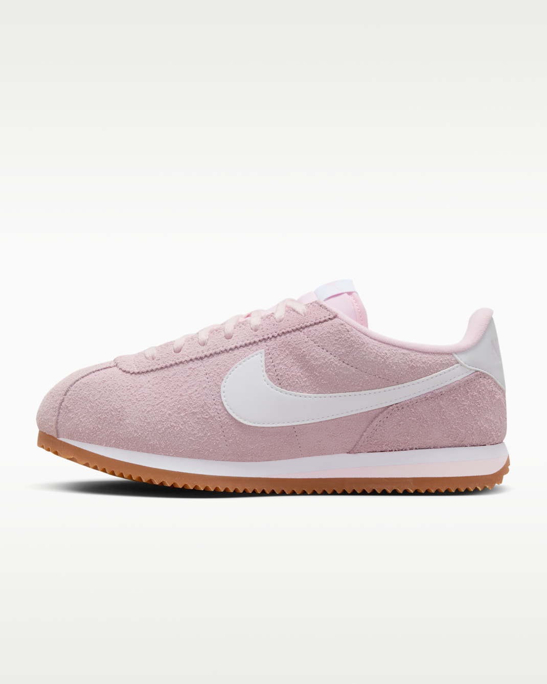 Nike Cortez Vintage Suede Women's Shoes - Pink Foam/Gum Medium Brown/White