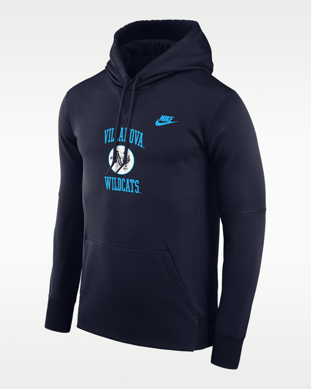 Villanova Wildcats Men's Nike Football Therma-FIT College Hoodie - College Navy