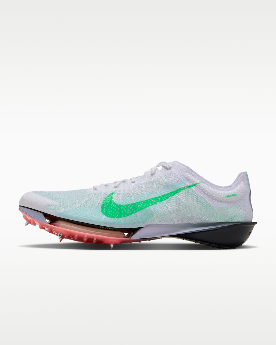 Nike Victory 2 Track & Field Distance Spikes - Summit White/Obsidian/Palest Purple/Electro Green