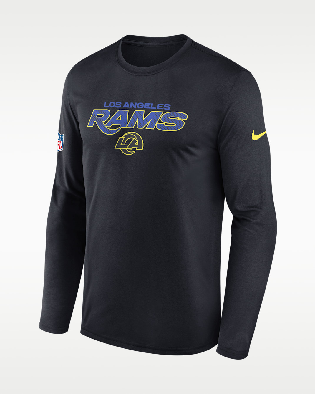 Los Angeles Rams Rivalries Collection Sideline Legend Men's Nike Dri-FIT NFL Long-Sleeve T-Shirt - Navy