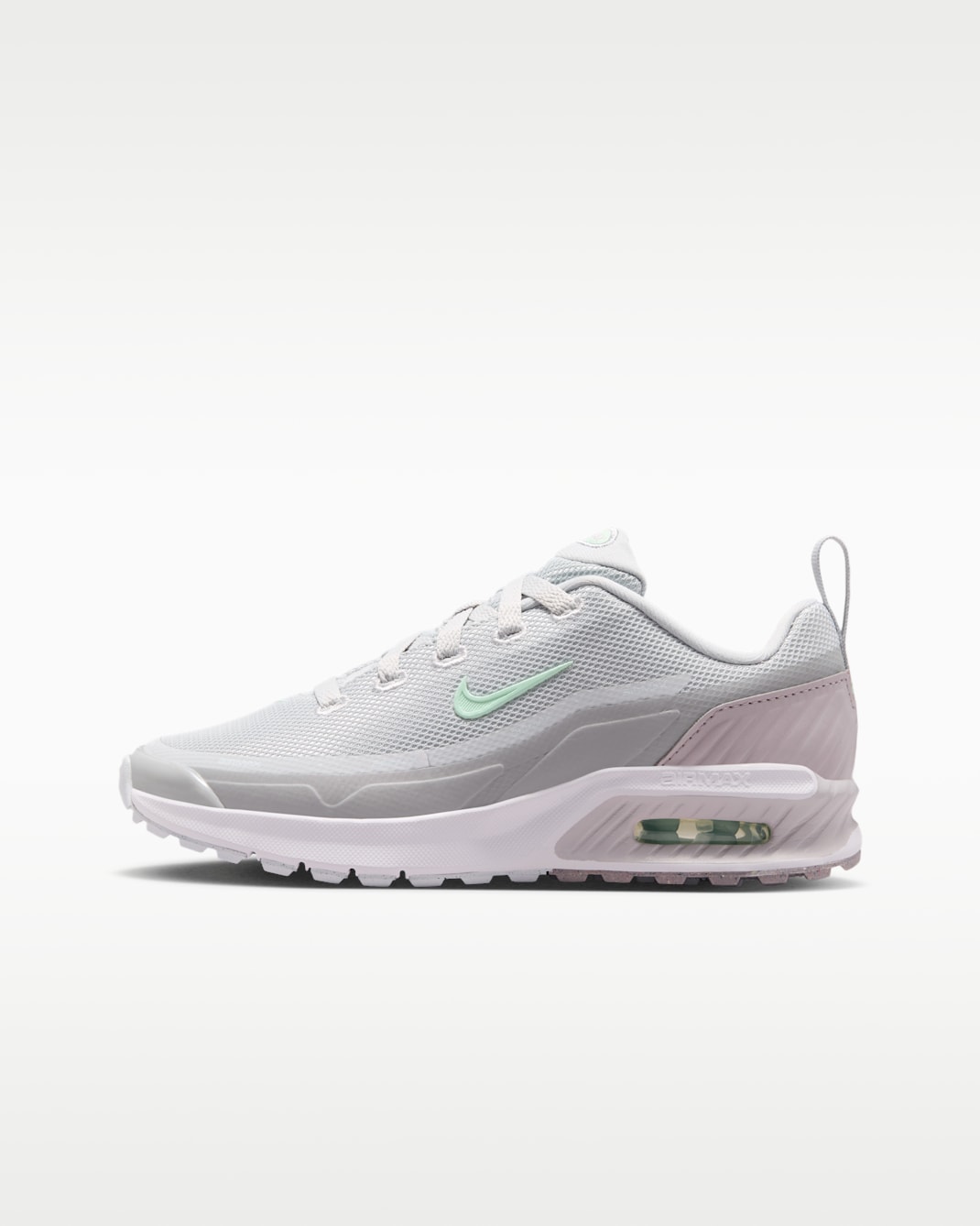 Nike Air Max Bia Older Kids' Shoes - Grey Fog/Light Smoke Grey/Silver Lilac/Arctic Green