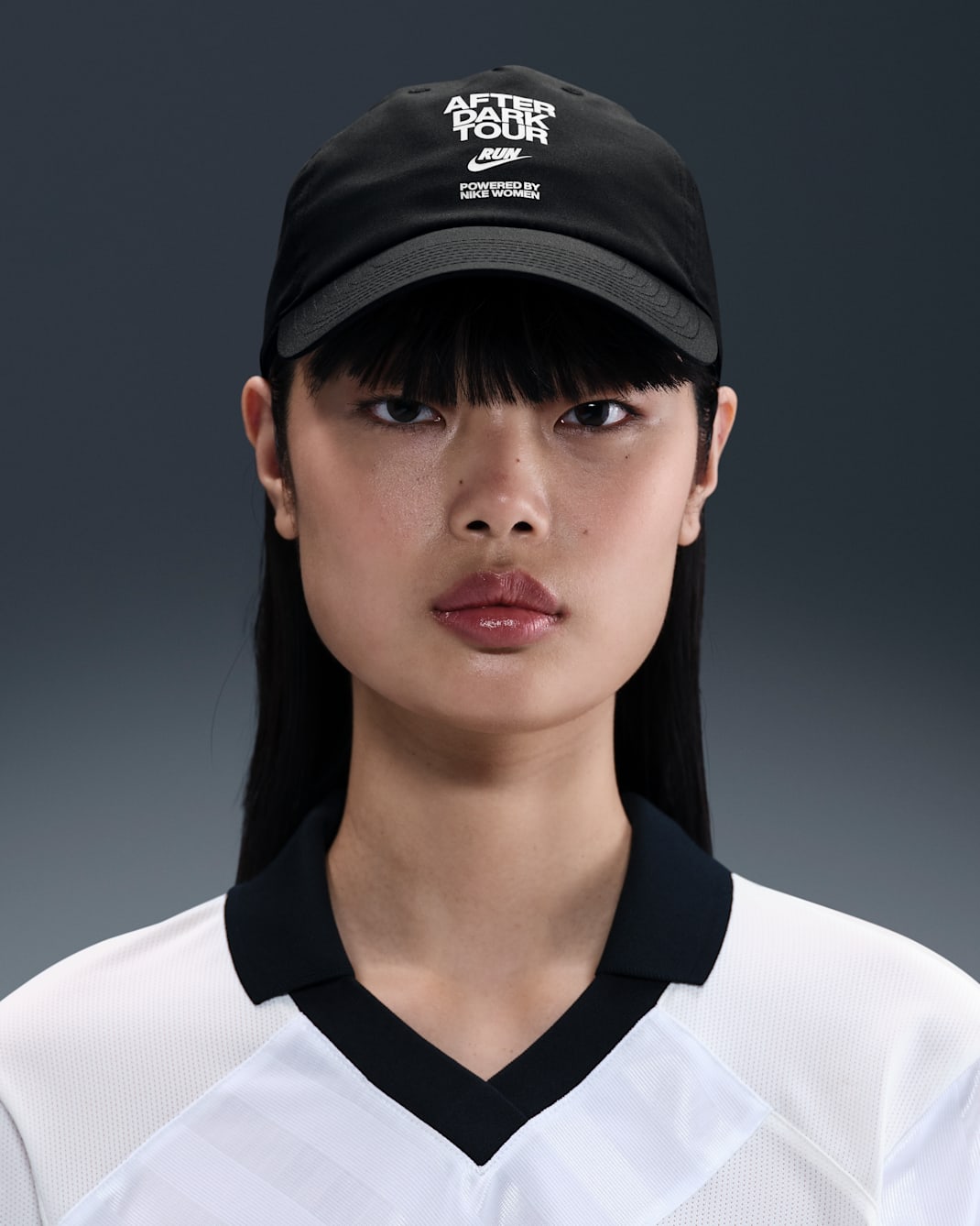 Nike After Dark Tour ongestructureerde Dri-FIT Club pet - Zwart/Reflective Silver