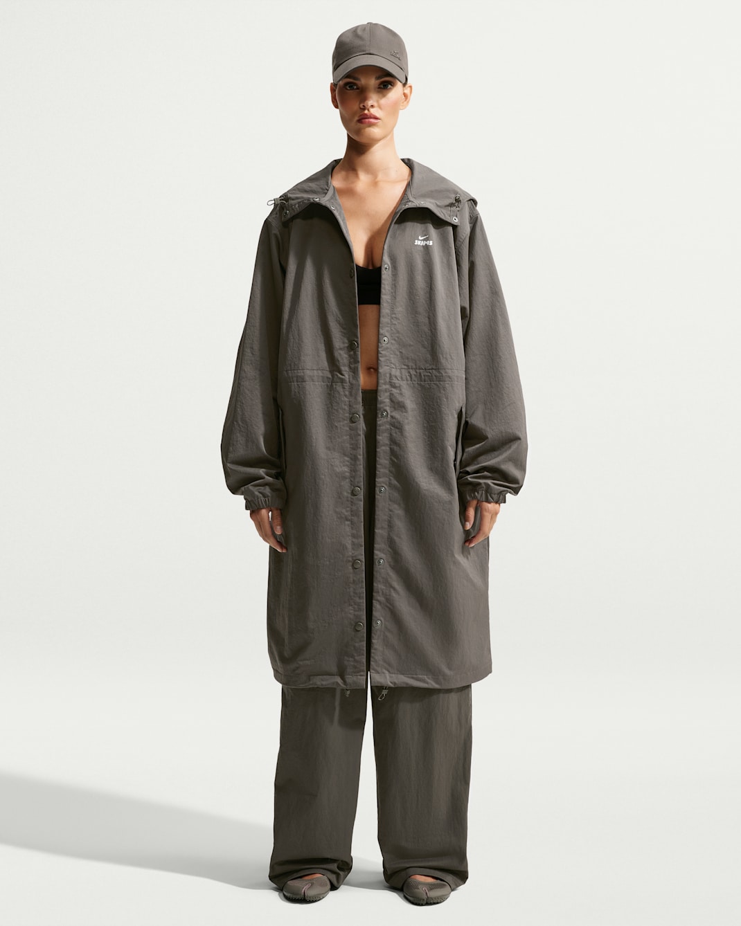 NikeSKIMS Crunchy Nylon Women's Hooded Parka - NSKM Boulder