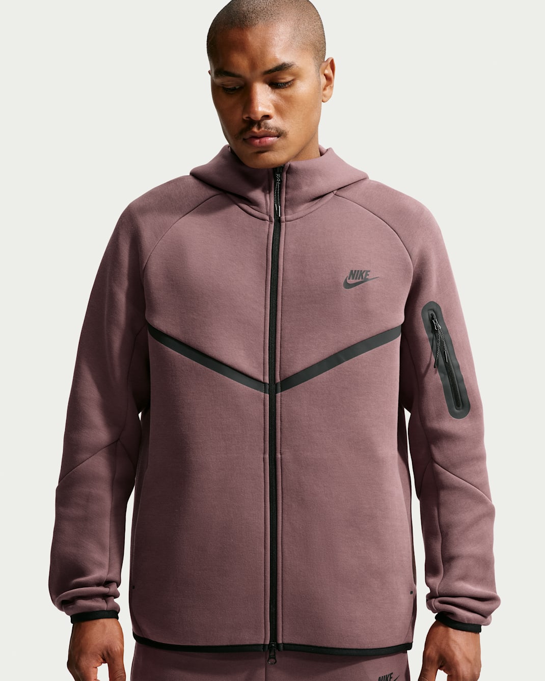 Nike Tech Men's Fleece Windrunner Full-Zip Jacket - Tattoo/Black